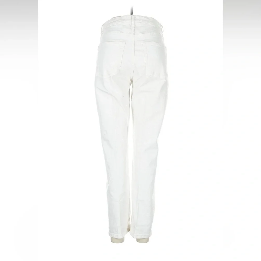 Everlane White High Rise Skinny Jeans Womens Size 29 Cropped Stretch Denim